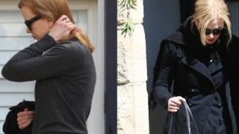 Nicole Kidman gözyaşlarını sakladı