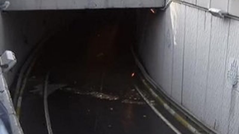 Esenler Otogarı'nı su bastı