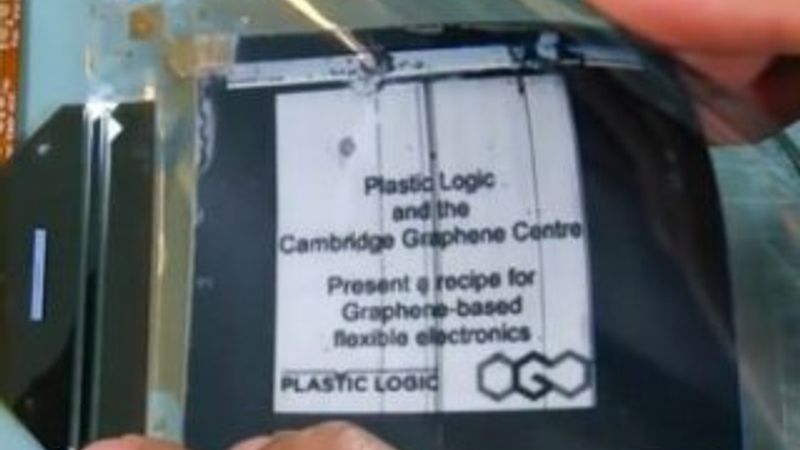 İlk esnek ekran grafen üretildi