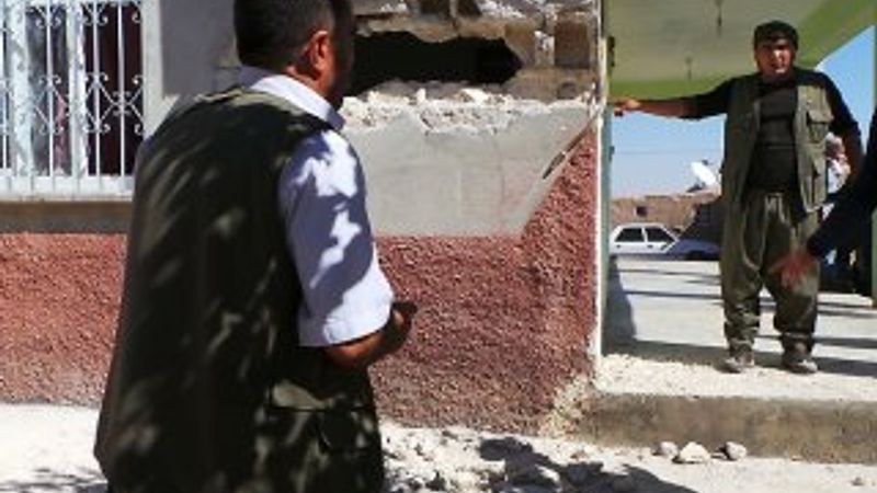 Suruç'ta bir eve havan topu mermisi düştü İZLE