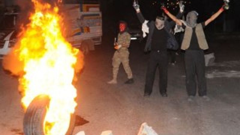 Türkiye genelinde izinsiz Kobani eylemleri