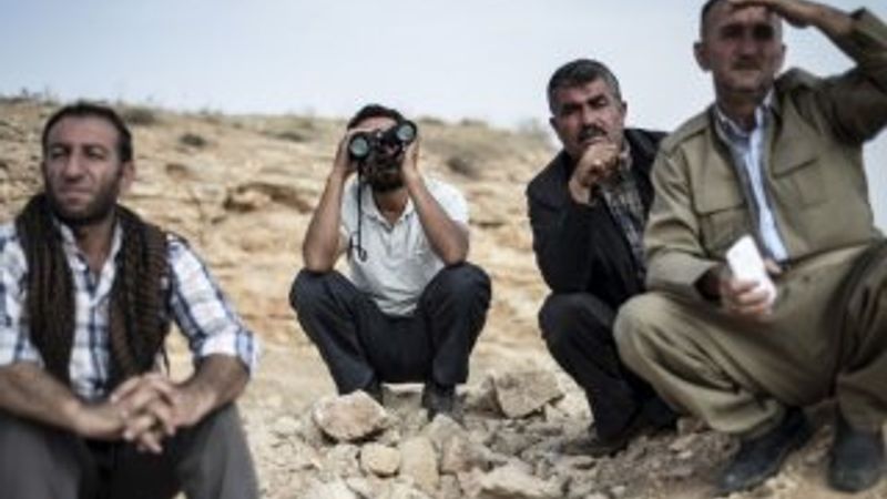 Suriye sınırında Biji Obama sloganları atıldı