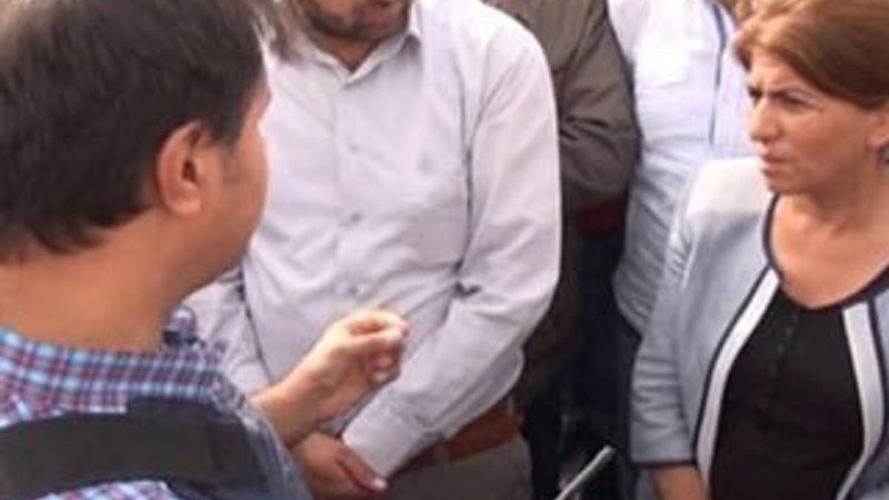 Terörist cenazesinde polisten BDP'lileri susturan konuşma