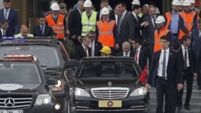 Cumhurbaşkanı Erdoğan'dan Başkanlık Binasına ziyaret