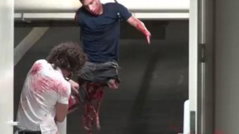 İnsan katliamı şakası İZLE