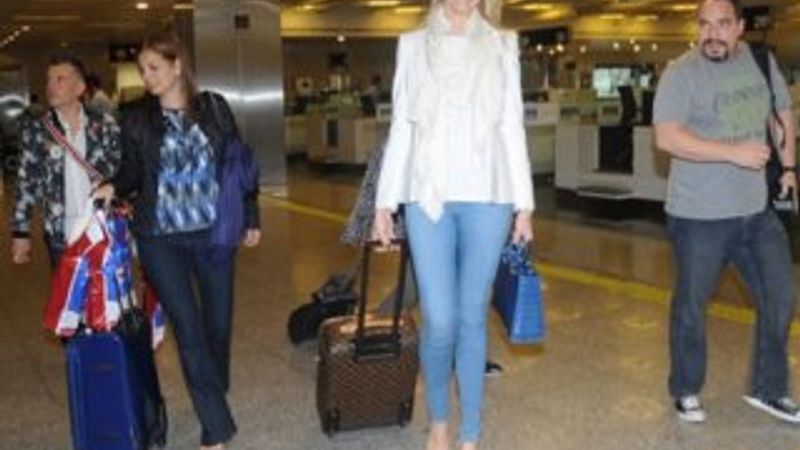 En uzun bacaklı manken İstanbul'da