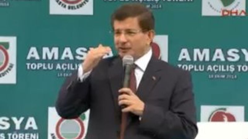 Başbakan Davutoğlu'nun Amasya konuşması
