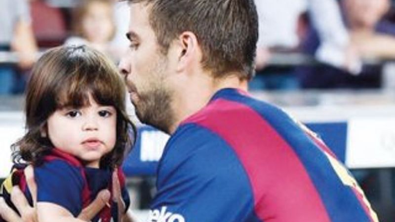 Milan babası Gerard Pique'nin izinde