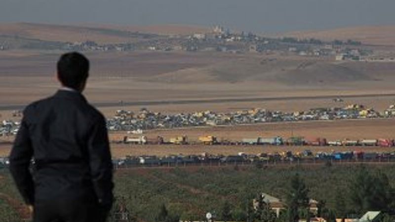 IŞİD sınır kapısını ele geçirmeye çalışıyor