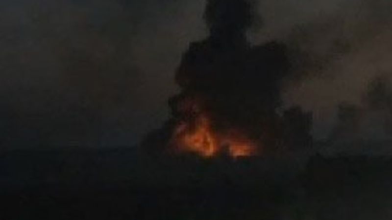 Kobani'de büyük patlama - İzle