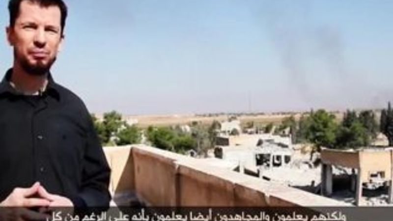 IŞİD esir İngiliz gazeteciye Kobani'de haber yaptırdı