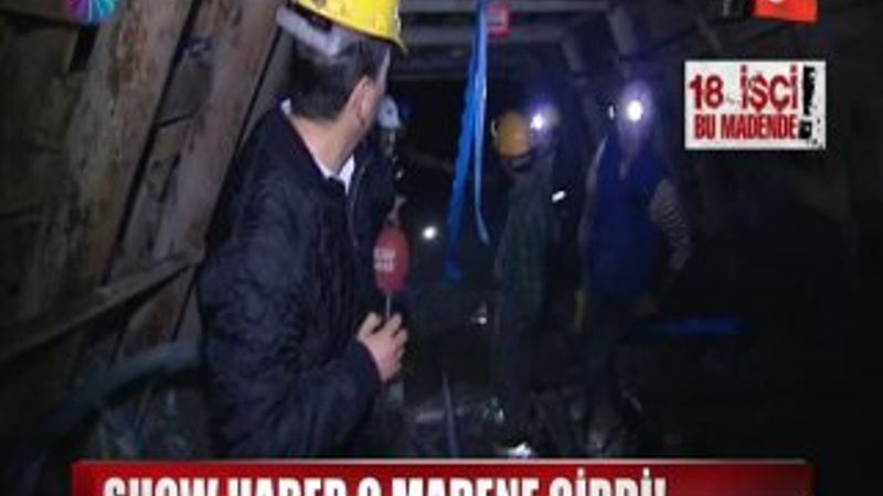 Show Haber Ermenek'teki madene girdi