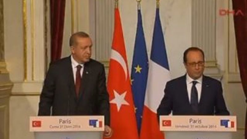 Cumhurbaşkanı Erdoğan'ın Fransa konuşması