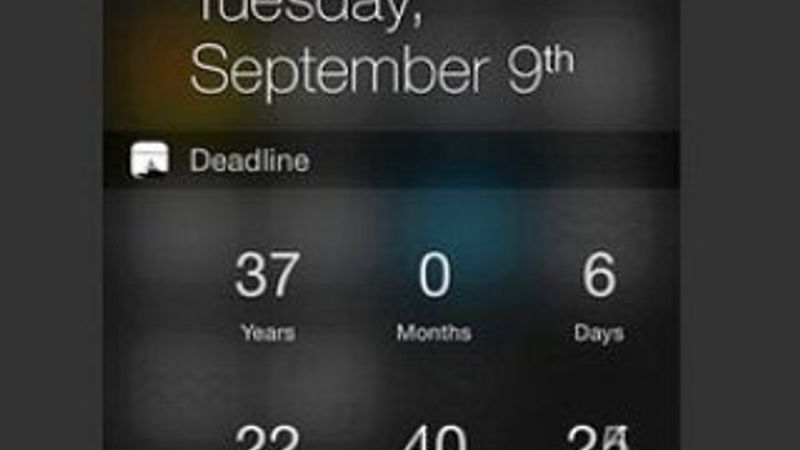 Öleceğiniz günü söyleyen iOS uygulaması