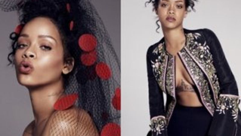 Rihanna Elle dergisine kapak kızı oldu