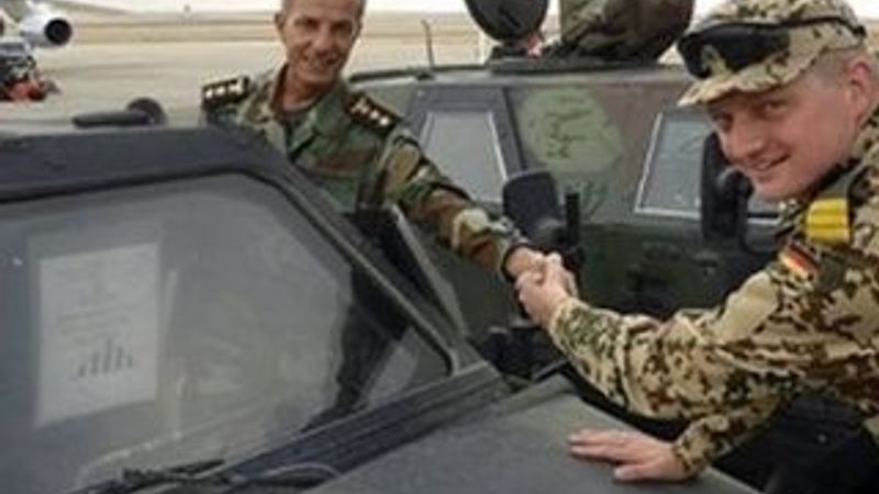 Almanya'dan peşmergeye Dingo'lu yardım paketi