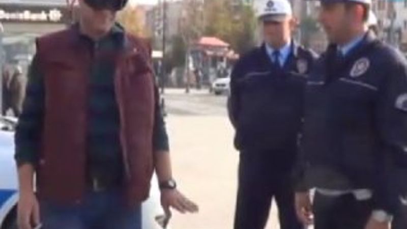 Polislerden güldüren alkol testi -İZLE
