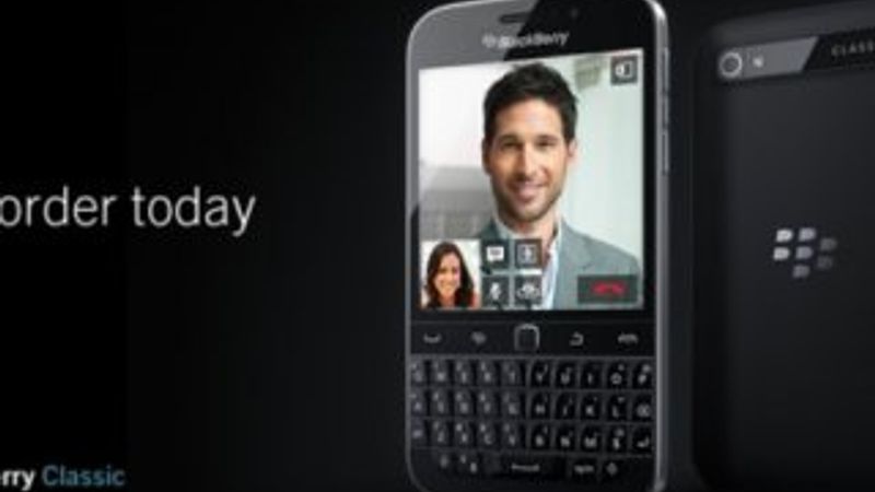 BlackBerry Classic ön siparişte