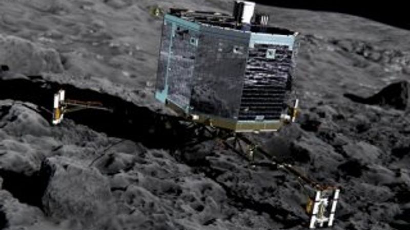 Kuyruklu yıldıza inen Philae pilleri bitince uykuya daldı