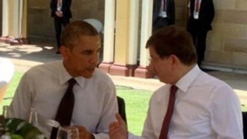 Davutoğlu Obama'nın strateji değişikliğini değerlendirdi