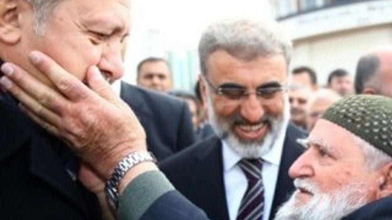 Şehit babası Erdoğan'ı duygulandırdı