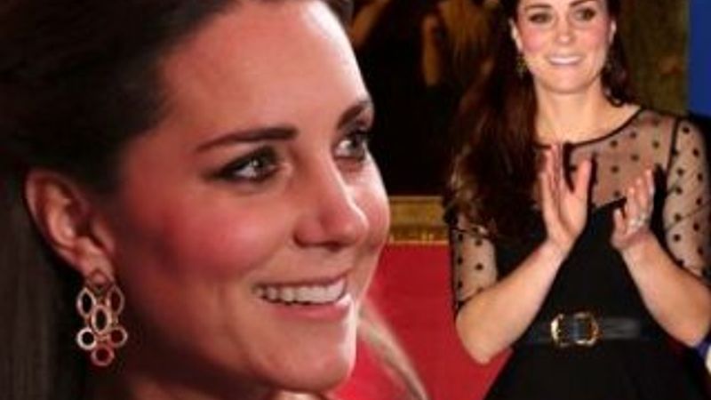 Kate Middleton'ın bebeği göründü