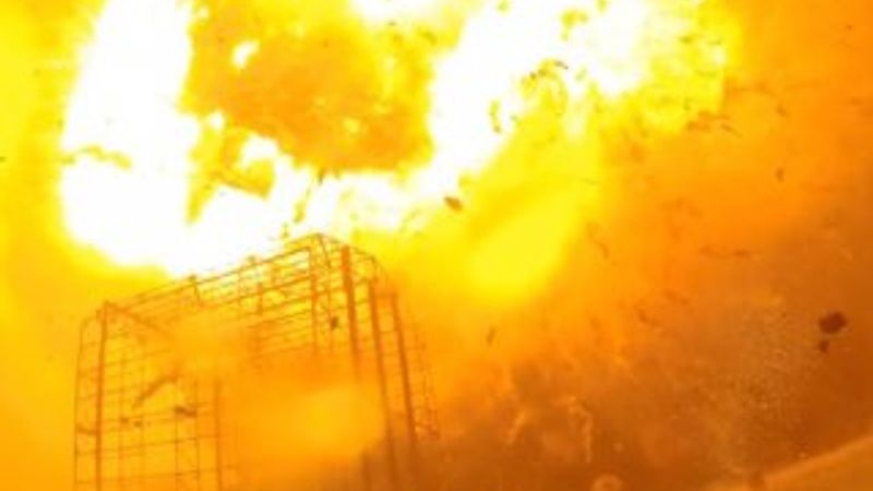 Patlayan NASA roketinin yeni görüntüleri çıktı