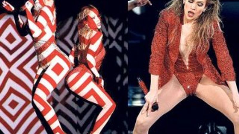Jennifer Lopez şovuyla nefes kesti İZLE