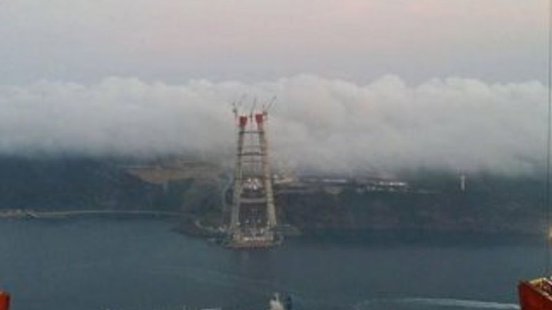 3. köprünün 322 metrelik ayakları tamamlandı