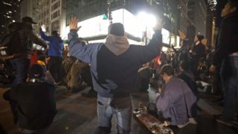 Polis şiddeti protestoları New York'a yayıldı