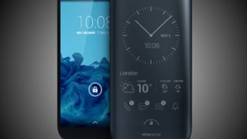 Rusya'da çift ekranlı YotaPhone 2 satışa çıktı İZLE
