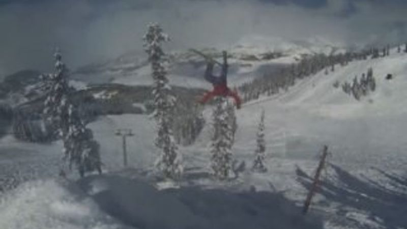 ABD'li kayakçıdan nefes kesen şov