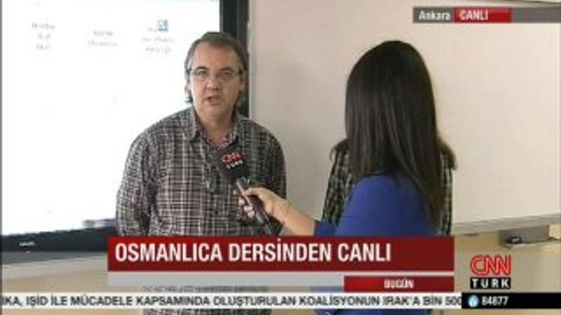 Osmanlıca dersinden canlı yayın yaptılar İZLE