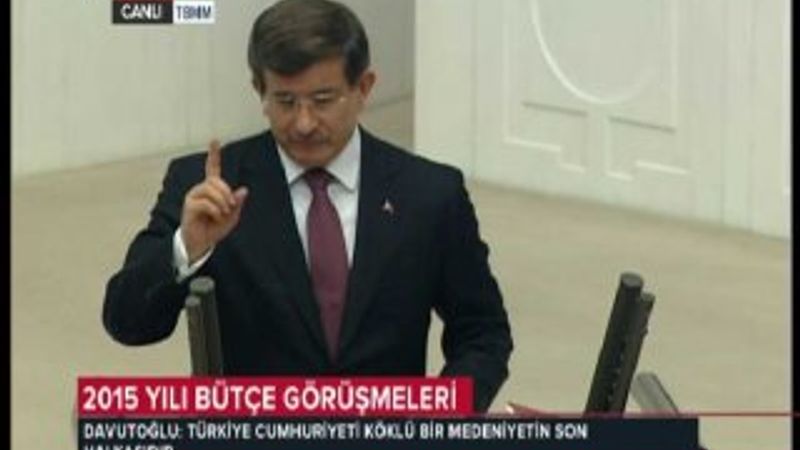 Davutoğlu'ndan konuşmasını bölen Kılıçdaroğlu'na cevap