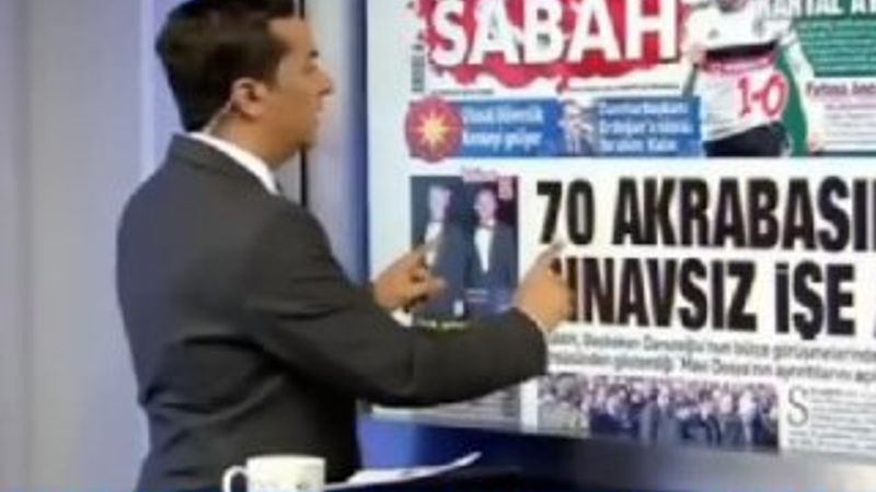 İrfan Değirmenci Sabah'ın belgeli haberini okumadı