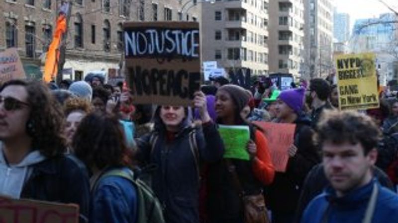ABD'de polis şiddeti protesto edildi
