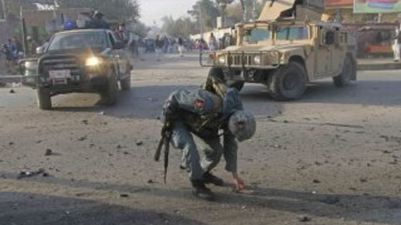 Afganistan'da banka şubesine baskın