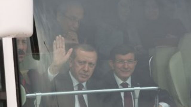 Davutoğlu ile Erdoğan İstanbul-Konya YHT açılışında