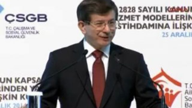 Başbakan Davutoğlu'nun İstihdam Kura Töreni konuşması