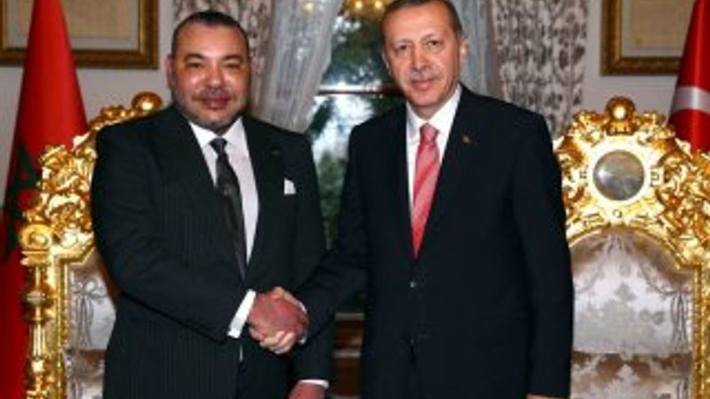 Cumhurbaşkanı Erdoğan Fas Kralı ile bir araya geldi