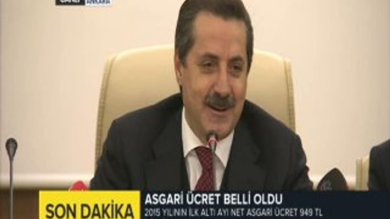 Yeni asgari ücret miktarı açıklandı İZLE