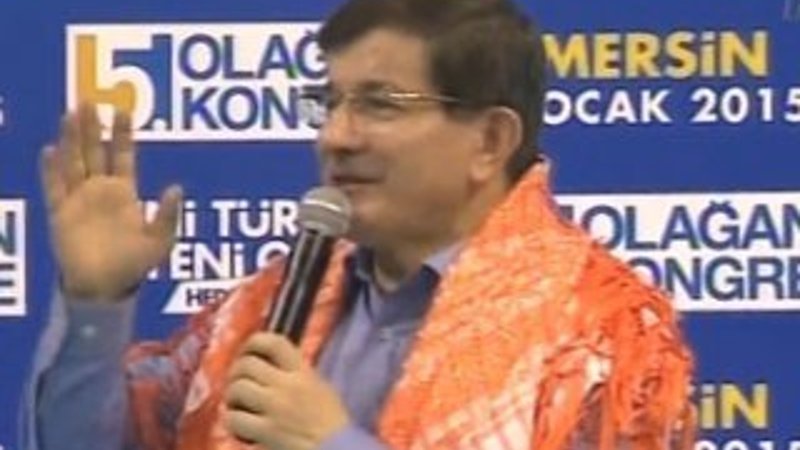 Başbakan Davutoğlu'nun Mersin konuşması İZLE