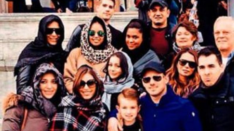 Sneijder akrabalarına İstanbul'u gezdirdi