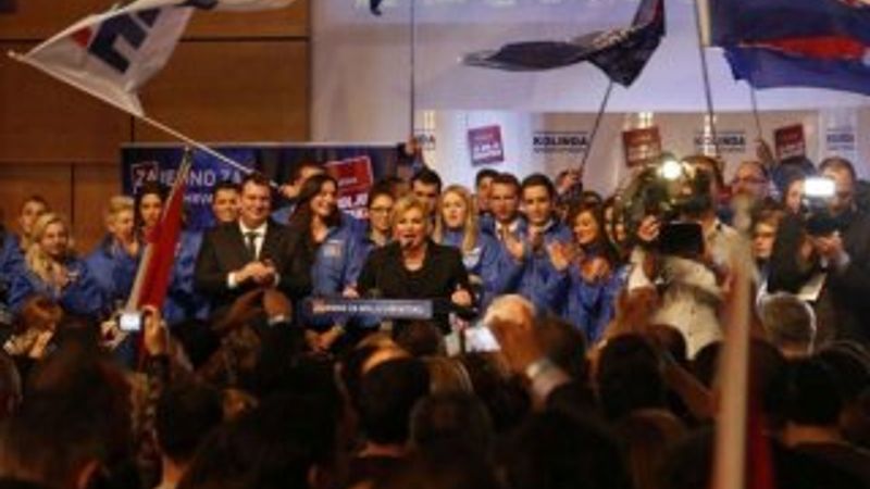 Hırvatistan ilk kadın cumhurbaşkanını seçti