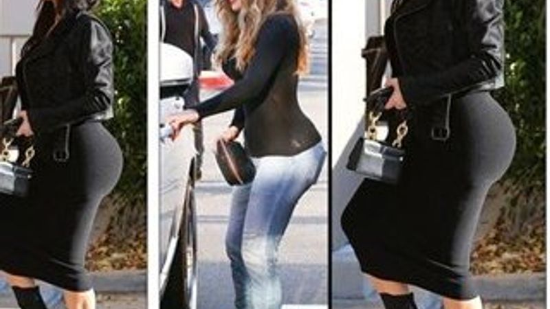 Kardashian kardeşlerin kalça yarışı
