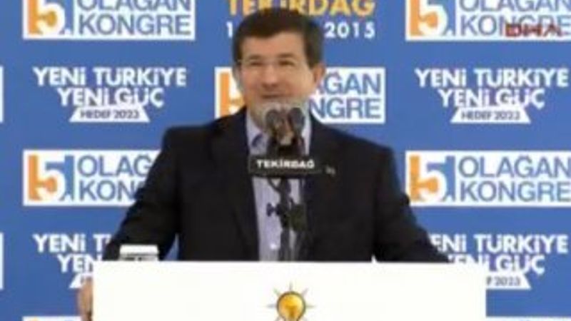 Başbakan Davutoğlu'nun Tekirdağ konuşması İZLE