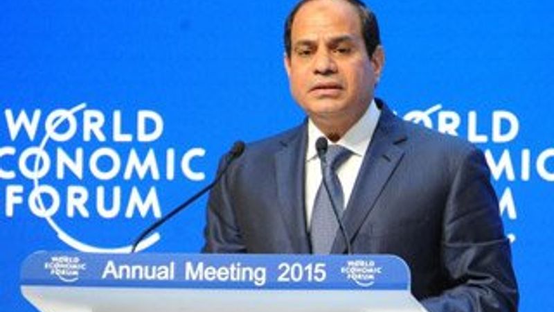 Mısır Cumhurbaşkanı Sisi Davos'ta konuştu