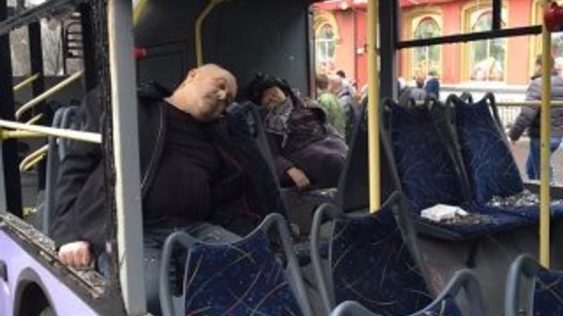 Ukrayna'ya otobüs durağına bombalı saldırı