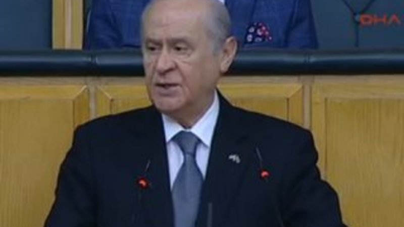 Devlet Bahçeli'nin grup toplantısı konuşması