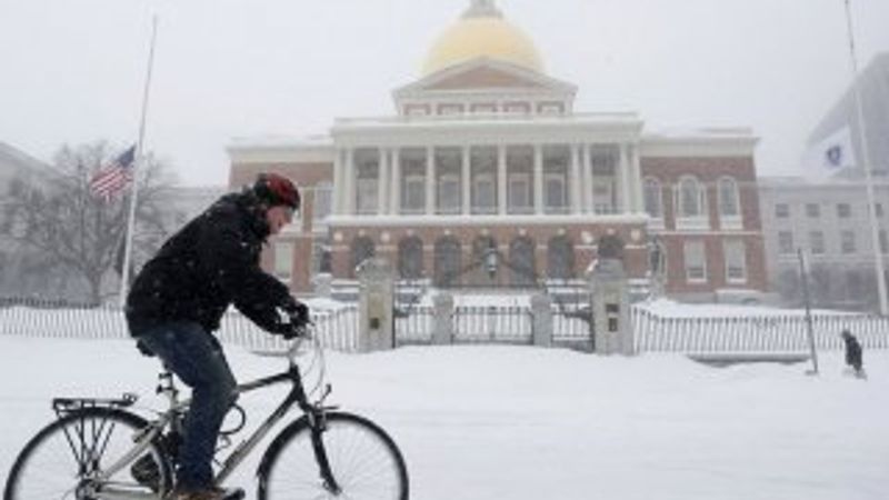 Amerika'da kar fırtınası Boston'u vurdu